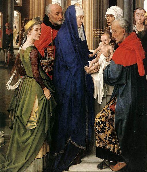 Rogier van der Weyden St Columba Altarpiece Norge oil painting art